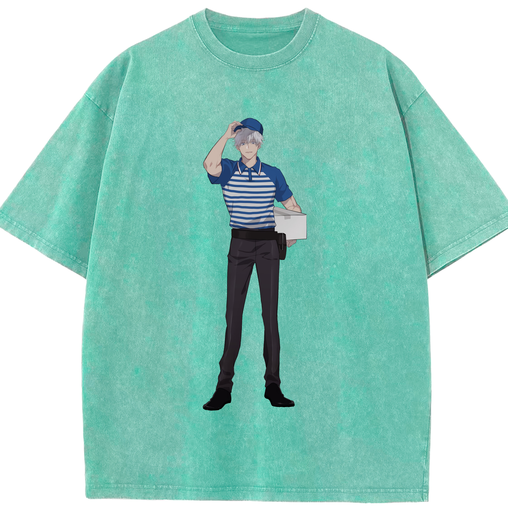 （画像用） 呪術廻戦 Jujutsu Kaisen 綿100% ヴィンテージ風 半袖Tシャツ（フロントプリント）
